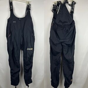 Spyder dynatec Schoeller black long ski bib snowboard adjustable size M long